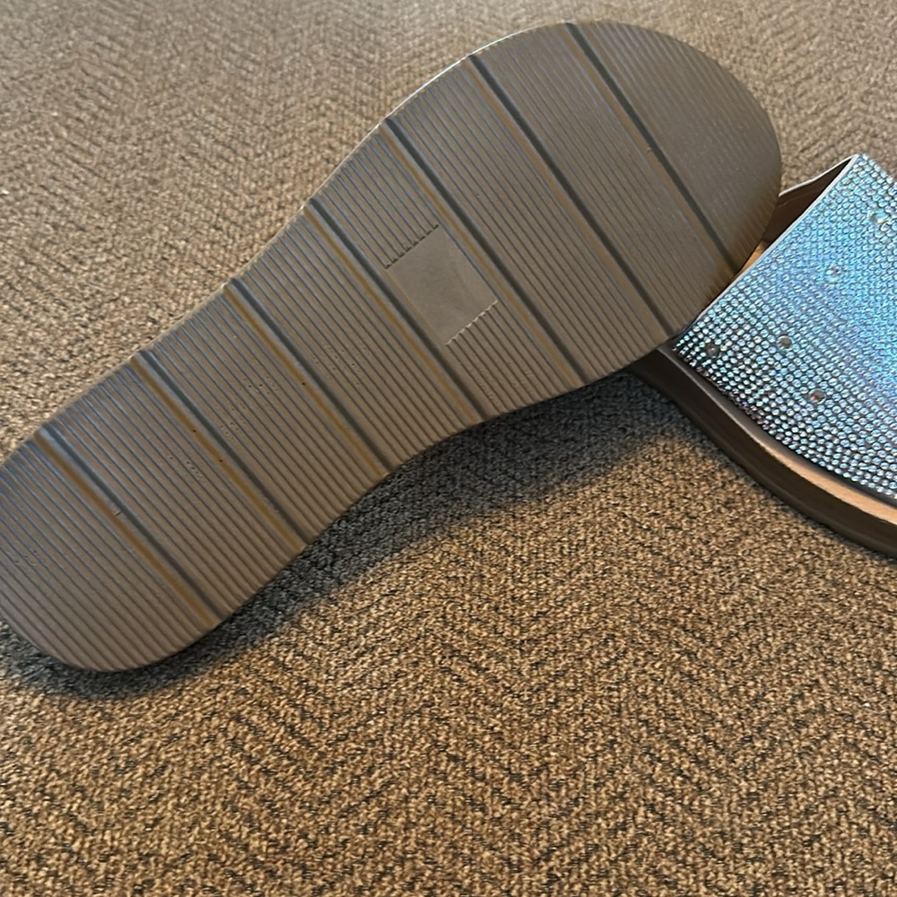 Soda Rhinestone Slip On Slide - Picture 4 of 5